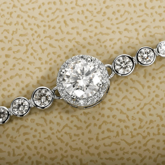 Pulseira Luz dos Sonhos em Cristal de Moissanite
