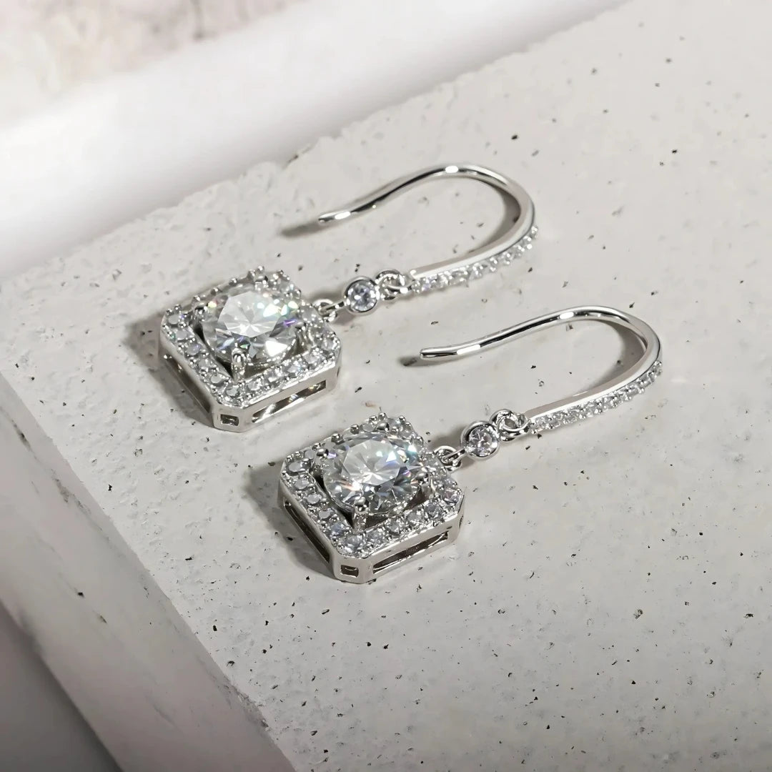 Brilho Eclipse Brilhante em Cristal de Moissanite
