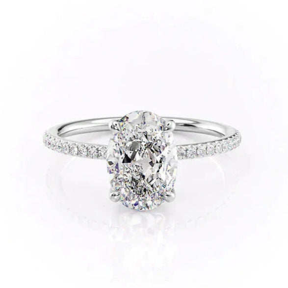 Anel Iluminar Primordial com Cristal de Moissanite