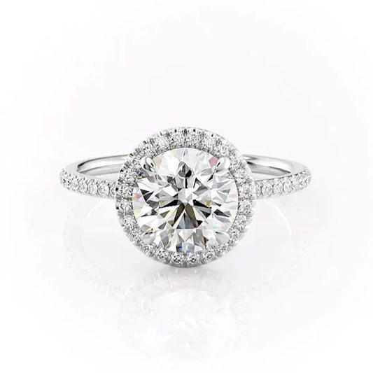 Anel Celestious com Cristal de Moissanite