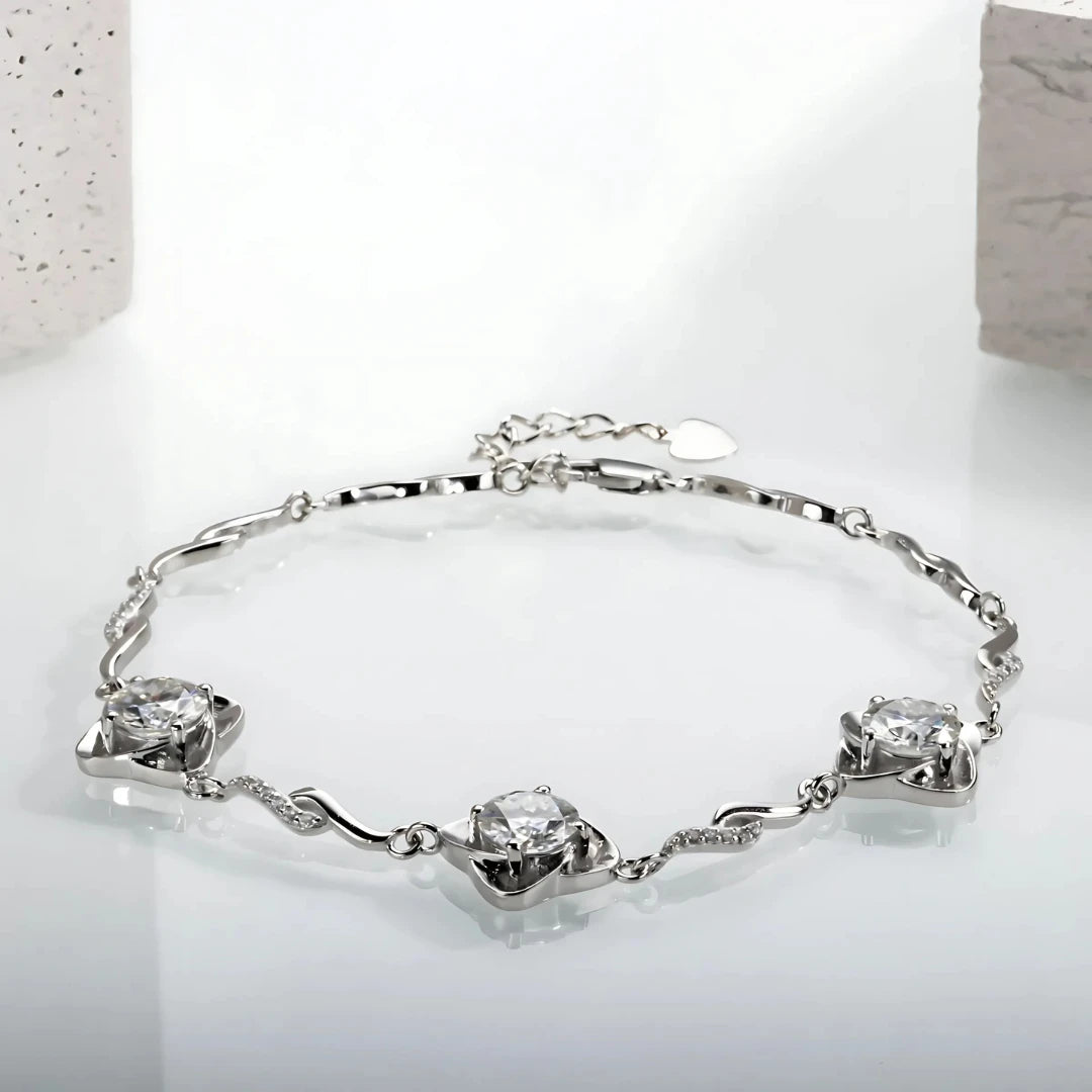 Estrelas do Universo em Cristal de Moissanite