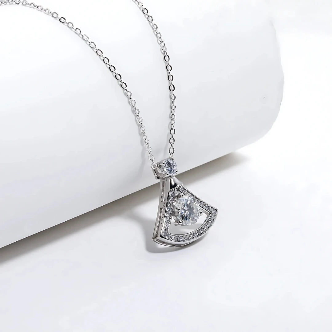 Colar Maritimus em Cristal de Moissanite
