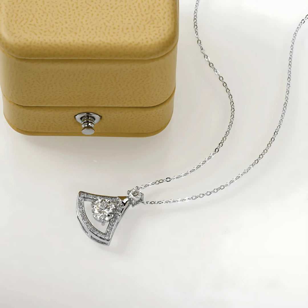 Colar Maritimus em Cristal de Moissanite