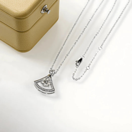 Colar Maritimus em Cristal de Moissanite
