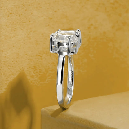Anel Espaço Tempo com Cristal de Moissanite