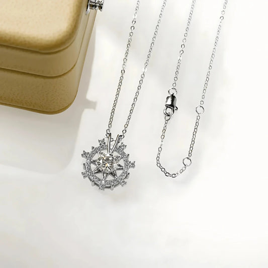 Colar Oceano em Cristal de Moissanite