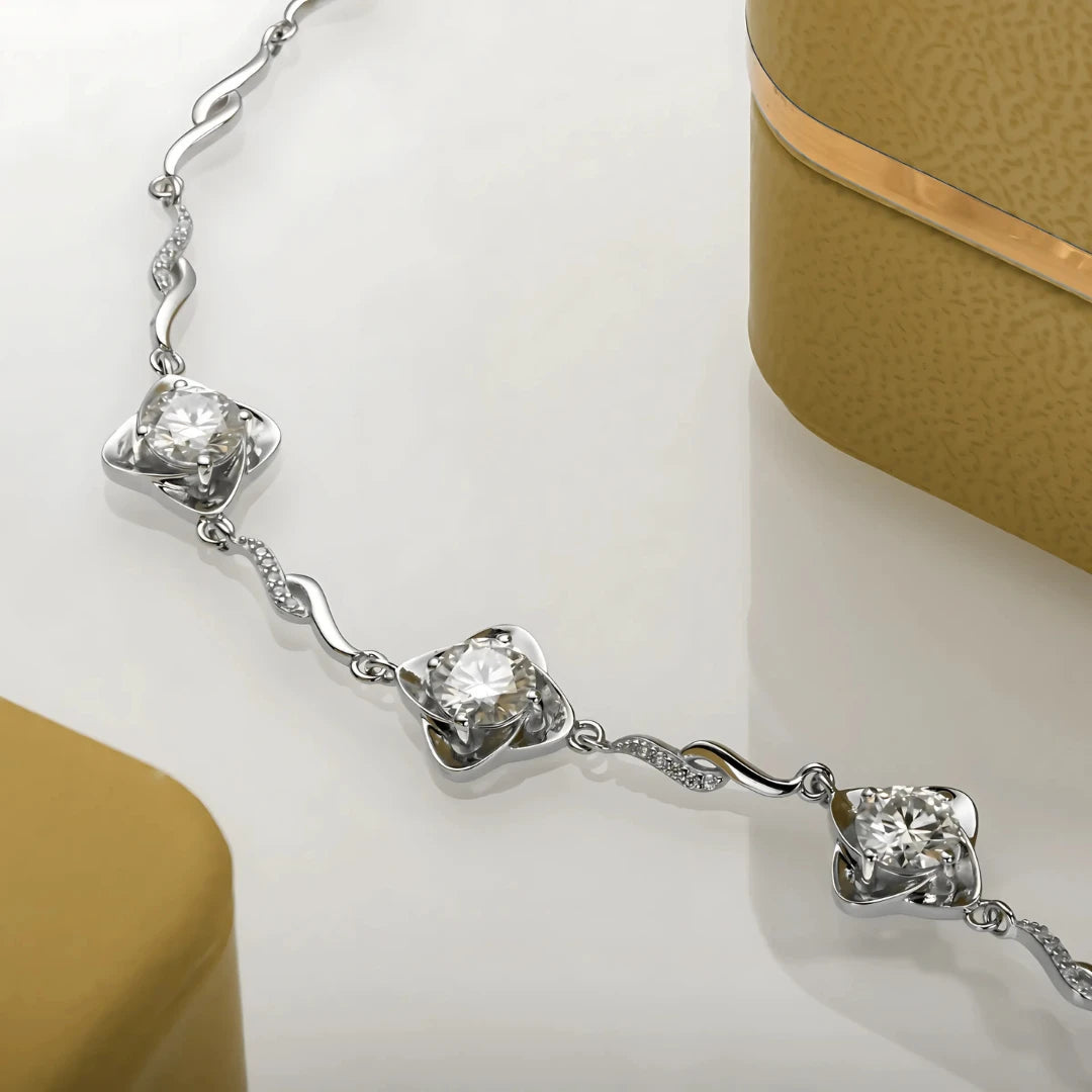 Estrelas do Universo em Cristal de Moissanite
