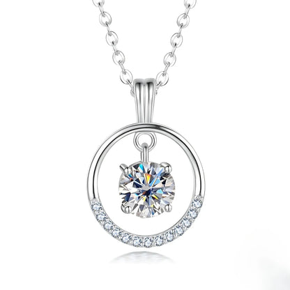 Colar Contemporâneo em Cristal de Moissanite
