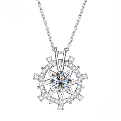 Colar Oceano em Cristal de Moissanite