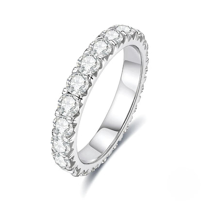 Aliança Brilho da Nobreza com Cristal de Moissanite