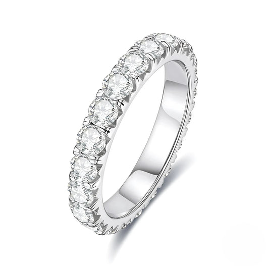 Aliança Brilho da Nobreza com Cristal de Moissanite