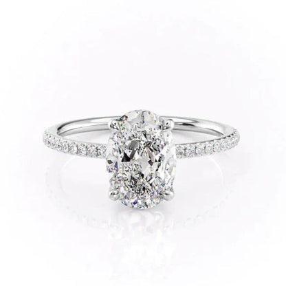 Anel Iluminar Primordial com Cristal de Moissanite
