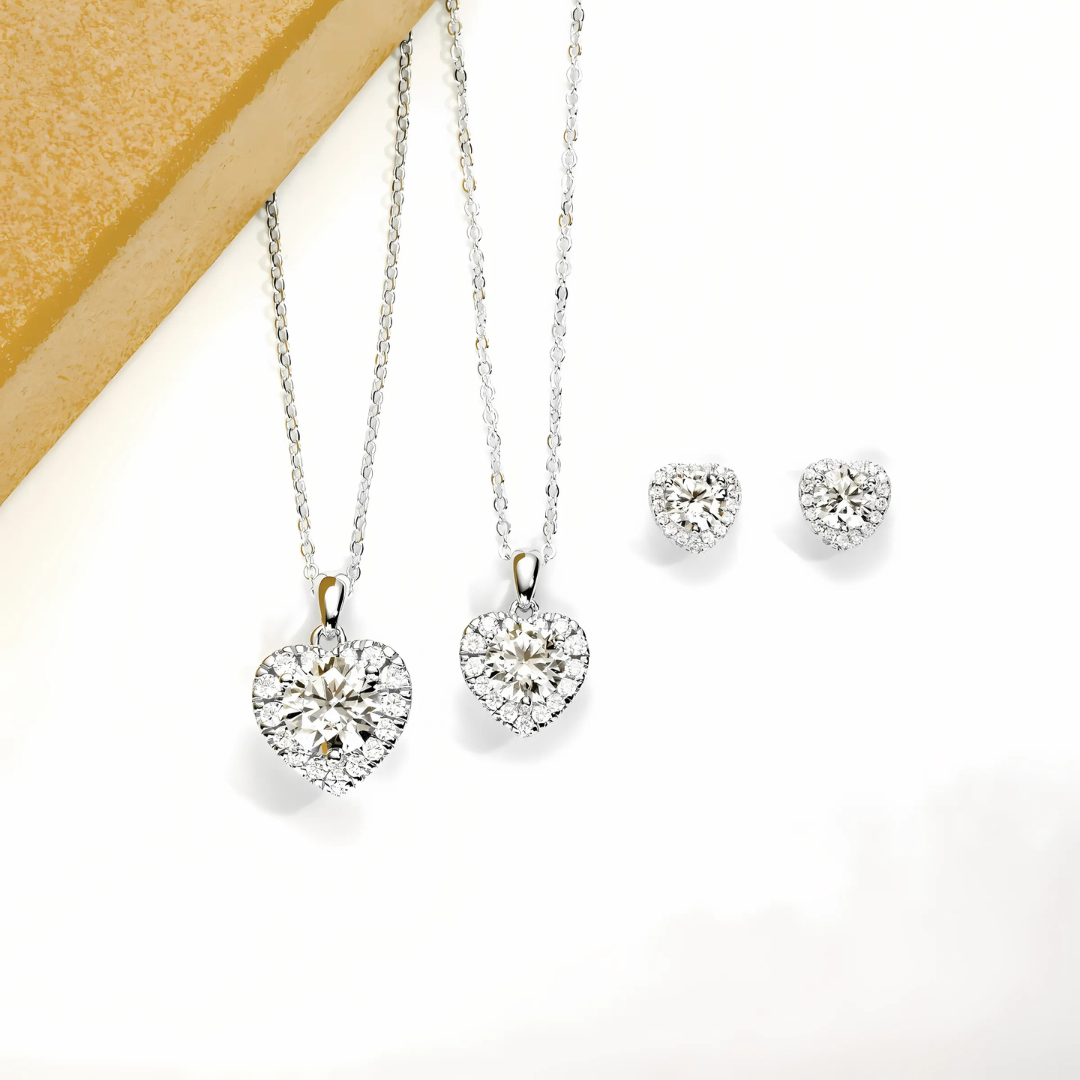 Colar Brilho do Amor em Cristal de Moissanite