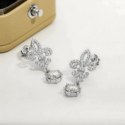 Brinco Aura de Luz em Cristal de Moissanite
