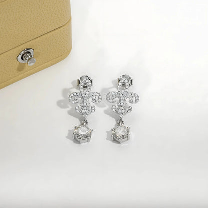 Brinco Aura de Luz em Cristal de Moissanite