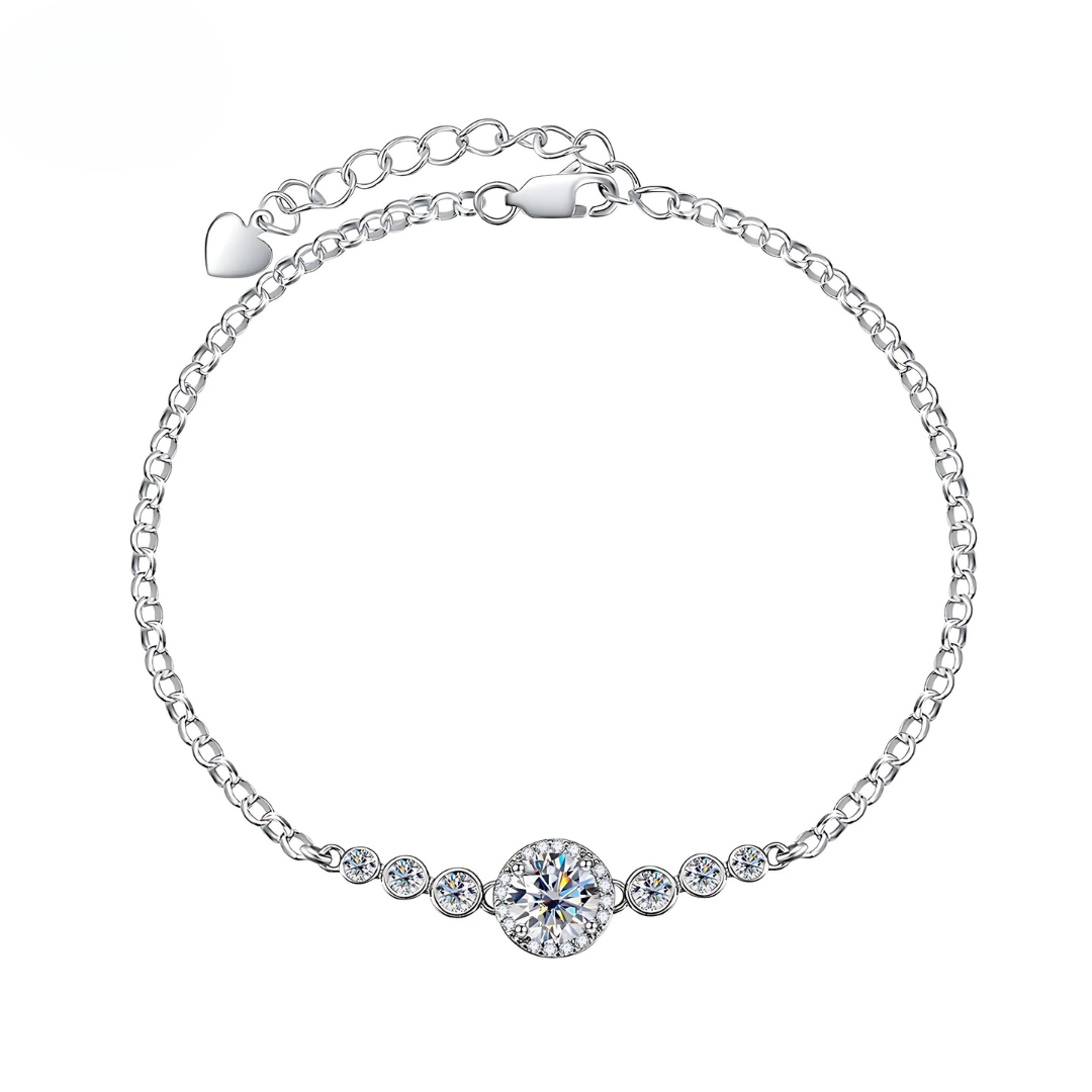 Pulseira Luz dos Sonhos em Cristal de Moissanite