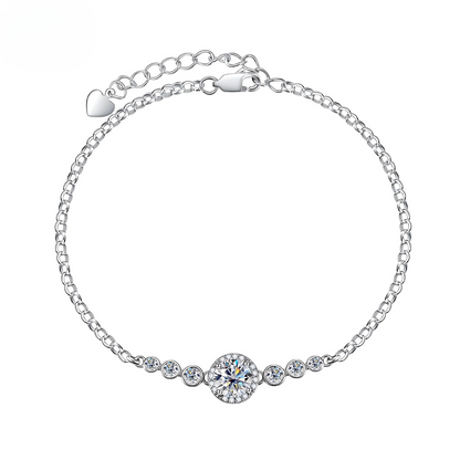 Pulseira Luz dos Sonhos em Cristal de Moissanite