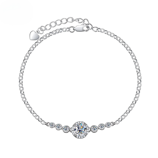 Pulseira Luz dos Sonhos em Cristal de Moissanite