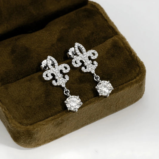 Brinco Aura de Luz em Cristal de Moissanite