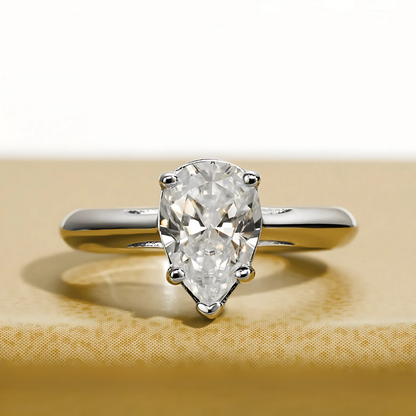 Anel Espírito da Luz com Cristal de Moissanite