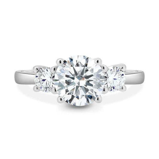 Anel Tríade da Criação com Cristal de Moissanite