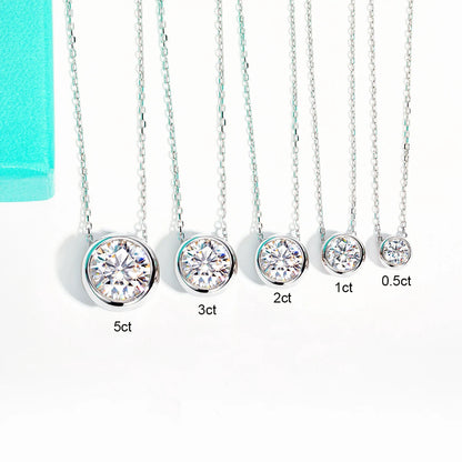 Conjunto Colar e Brinco Centro Celeste em Cristal de Moissanite