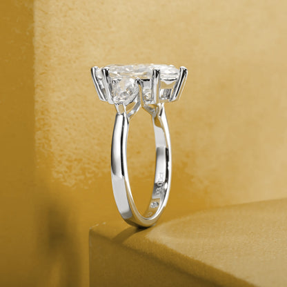 Anel Princípio da Luz com Cristal de Moissanite