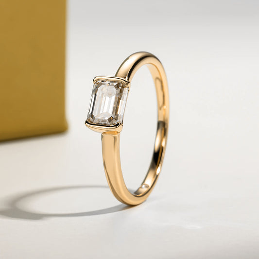 Anel Sólido Infinito em Cristal de Moissanite